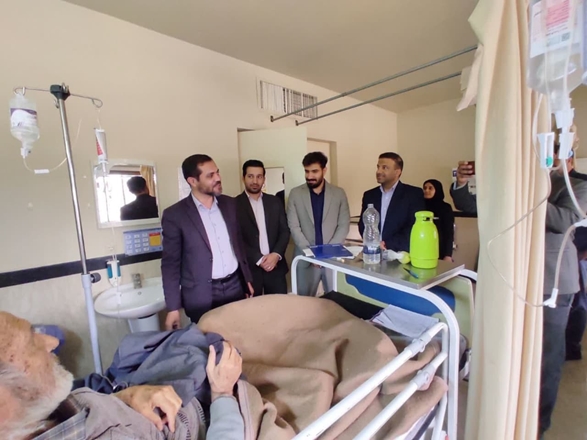 بازدید سرزده فرماندار فامنین از بیمارستان امام حسن مجتبی(ع)