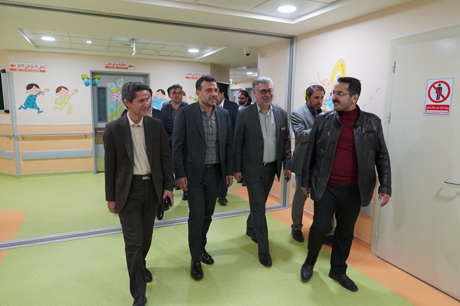 گزارش تصویری بازدید نماینده مردم همدان در مجلس شورای اسلامی از بیمارستان اکباتان