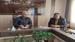 دیدار مدیر و کارشناسان اداره سازمان های مردم نهاد و خیرین سلامت دانشگاه از شبکه بهداشت و درمان شهرستان رزن