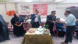 تجلیل از خدمات جهادی موسسه سفیران همدلی هگمتانه در برپایی غرفه‌های سلامت رایگان