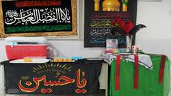 برپایی ایستگاه صلواتی عاشقان حسینی در معاونت درمان دانشگاه 