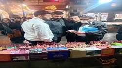 گشت مشترک نظارتی برای مقابله با عرضه محصولات آرایشی و بهداشتی قاچاق در همدان