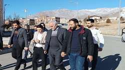 بازدید میدانی از بیمارستان سردار شهید حاج قاسم سلیمانی شهرستان تویسرکان