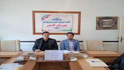 جلسه هماهنگی شبکه بهداشت فامنین با اداره آموزش و پرورش در خصوص سلامت مدارس 