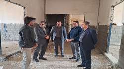 بازدید مسئولان شهرستان فامنین از روند ساخت مرکز خدمات جامع سلامت روستایی نگارخاتون فامنین