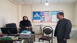 بازدید مدیر شبکه بهداشت و درمان فامنین از خانه بهداشت روستای نگارخاتون