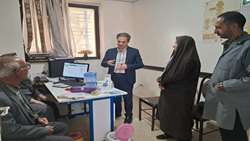 بازدید میدانی مدیر شبکه بهداشت و درمان شهرستان فامنین از خانه‌های بهداشت روستاهای سراوک و فیض‌آباد