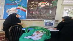 برگزاری کارگاه مشاوره فرزندآوری در حاشیه مراسم شیرخوارگان حسینی شهرستان فامنین