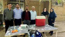واکسیناسیون معلولین و سالمندان آسایشگاههای همدان علیه بیماری آنفلوآنزا