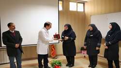 برگزاری مراسم تکریم و معارفه مدیر خدمات پرستاری مرکز آموزشی درمانی سینافرشچیان 