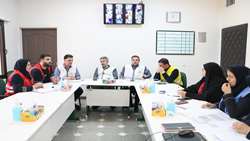 تشکیل جلسه مدیریت بحران و آمادگی واحدها برای شرایط بحرانی در بیمارستان سینافرشچیان