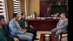 دیدار معاون توسعه مدیریت و منابع دانشگاه با مهندس ذکوری مدیرکل امور مالیاتی استان