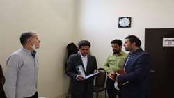 دیدار و قدردانی رییس دانشگاه از همکار روشندل ستاد
