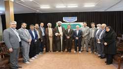 دیدار نوروزی هیئت رئیسه دانشگاه با امام جمعه همدان
