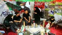 برپایی غرفه سلامت در محل اجرای نمایش فصل شیدایی