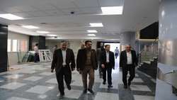 گام‌های نهایی تا افتتاح؛ بازدید رییس دانشگاه از روند تجهیز بیمارستان اکباتان 