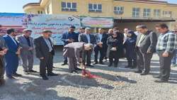 کلنگ زنی ستاد مرکز بهداشت شهرستان بهار