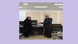 تجلیل مدیر فرودگاه همدان از خدمات حوزه بهداشت 