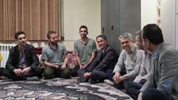 رئیس دانشگاه علوم پزشکی همدان میهمان خوابگاه پسرانه شهید همدانی