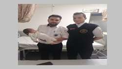کارشناسان اورژانس تویسرکان ناجی نوزاد دو ماهه 