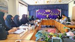 تشکیل جلسه شورای اندیشه ورزی جوانی جمعیت در فرمانداری همدان