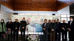 جان فدا؛ آیین ادای احترام مدیران و کارکنان دانشگاه به مقام شامخ سردار رشید اسلام 