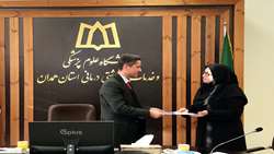 قدردانی دکتر مجذوبی رییس دانشگاه از دکتر ترکمان اسدی معاون بهداشتی 