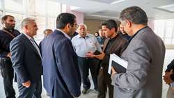 سرکشی میدانی رییس دانشگاه از روند تجهیز و مراحل پایانی تحویل پروژه بیمارستان اکباتان 