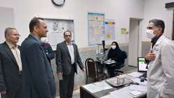 بازدید سرزده معاون و مدیران حوزه درمان از وضعیت مصدومین چهارشنبه آخر سال 