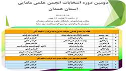 برگزاری انتخابات دوره دوم اعضای هیات مدیره انجمن علمی مامایی استان همدان