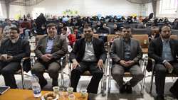 برگزاری همایش بزرگداشت هفته ملی جمعیت با موضوع فرزندآوری در شهرستان فامنین 