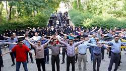 همایش بزرگ پیاده‌روی در دانشگاه علوم پزشکی همدان به مناسبت روز جهانی خانواده 