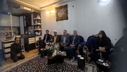 مدیران دانشگاه علوم پزشکی همدان با خانواده شهید محمد رنجنوش دیدار کردند 