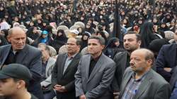 حضور مدیران و کارکنان دانشگاه علوم پزشکی در مراسم اجتماع بزرگ مردمی دارالمؤمنین همدان 