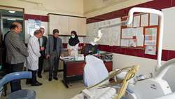 بازدید رییس دانشگاه علوم پزشکی همدان از مراکز جامع سلامت شهر همدان 