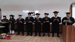 آیین فارغ‌التحصیلی دانشجویان بین‌الملل رشته پرستاری در دانشگاه علوم پزشکی همدان