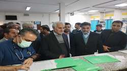 گزارش تصویری بازدید ریاست وسرپرست معاونت توسعه ومدیر امور اجرایی دانشگاه علوم پزشکی همدان ازشبکه بهداشت کبودر آهنگ