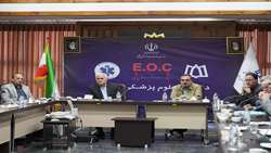 هشتمین جلسه ستاد مدیریت بحران در دانشگاه علوم پزشکی همدان برگزار شد 