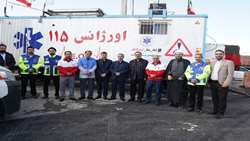 بازدید معاون سیاسی امنیتی استانداری همدان و معاون توسعه دانشگاه از پایگاه سلامت جاده‌ای جورقان در دومین روز از سال نو