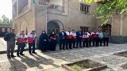 بازدید مدیران و کارشناسان جمعیت هلال‌احمر از موزه تاریخ پزشکی دانشگاه 