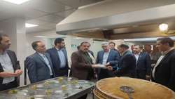 بازدید معاونین دانشگاه علوم پزشکی همدان از آشپزخانه و واحد تغذیه بیمارستان مهر ملایر