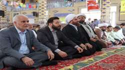 حضور رئیس دانشگاه علوم پزشکی همدان در نماز جمعه کبودراهنگ
