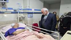 گزارش تصویری بازدید میدانی رییس دانشگاه علوم پزشکی همدان از وضعیت ارائه خدمات به مجروحین