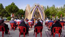 گزارش تصویری تجدید میثاق هیات رییسه با شهدا