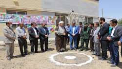 آیین کلنگ‌زنی انبار دارویی مرکز بهداشت شهرستان کبودراهنگ