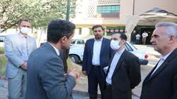 نیازسنجی رییس دانشگاه از ظرفیت بخش‌های انتقالی مرکز سینافرشچیان به بیمارستان اکباتان