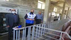 بازدید از ایستگاه پمپاژ آب شهرستان تویسرکان