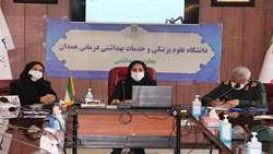 نشست مشترک معاون بهداشت دانشگاه با جانشین فرمانده قرارگاه زیستی استان