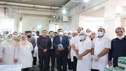 بازدید معاون فرهنگی و دانشجویی وزارت بهداشت از خوابگاهها و سلف سرویس دانشگاه علوم پزشکی همدان