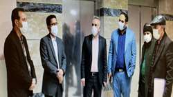 بازدید رییس دانشگاه علوم پزشکی همدان از پروژه ساختمانی بیمارستان فاطمیه